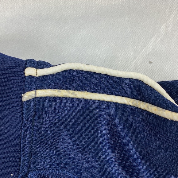 Vintage Pro Player Georgetown Navy Blue Mesh Button Athletic Jacket - Picture 10 of 16